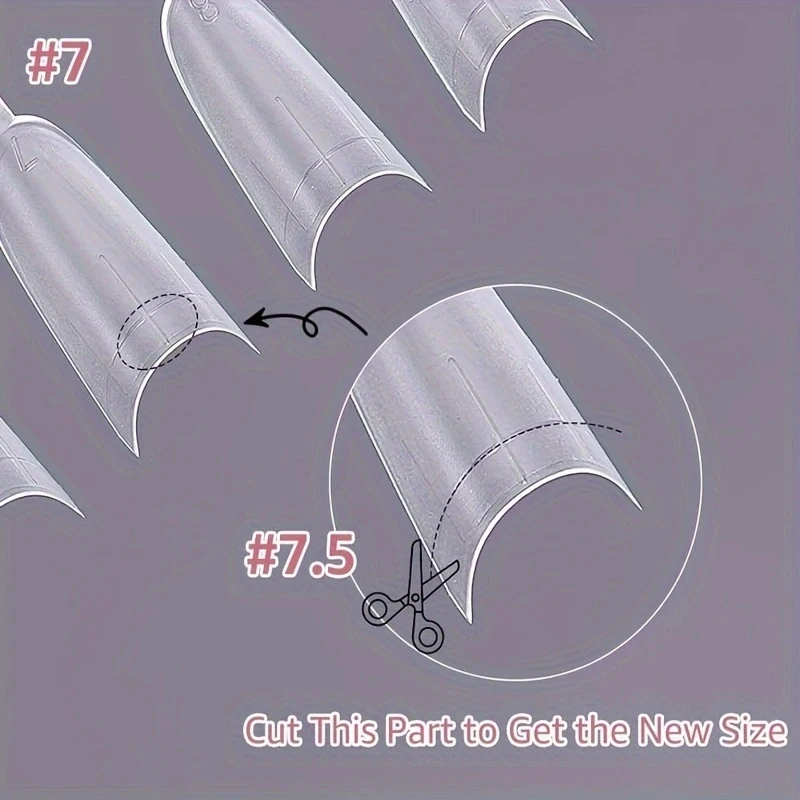 Medium Oval Nail Tip, 320 Pieces Soft Gel X Nail Tip Oval Round Matte Transparent Fake Nail Half Coverage Acrylic Fake Nail Tip