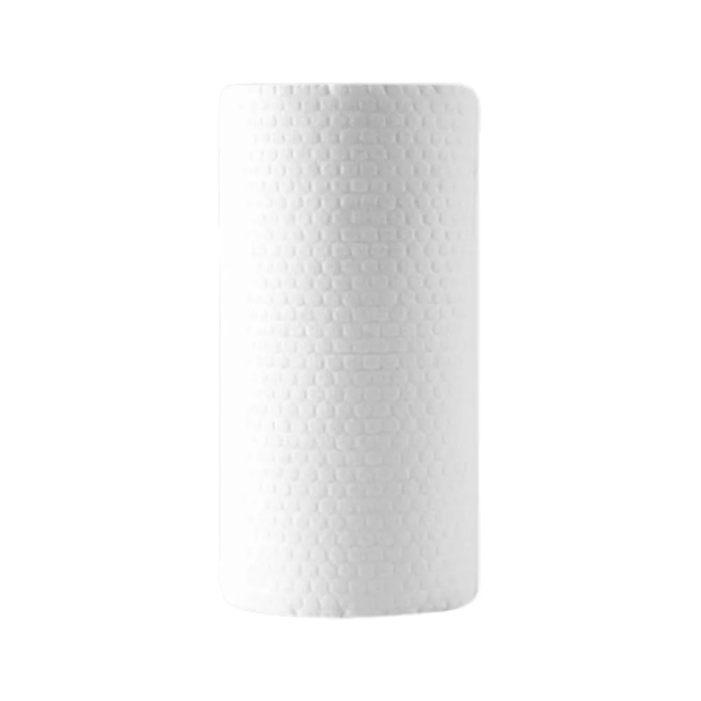 1Roll/400Sheets Non-woven Fabric One-Time Dishcloth Dry Wet Dual-Use Degreased Non-Stick Oil Cloth Reusable Thickened
