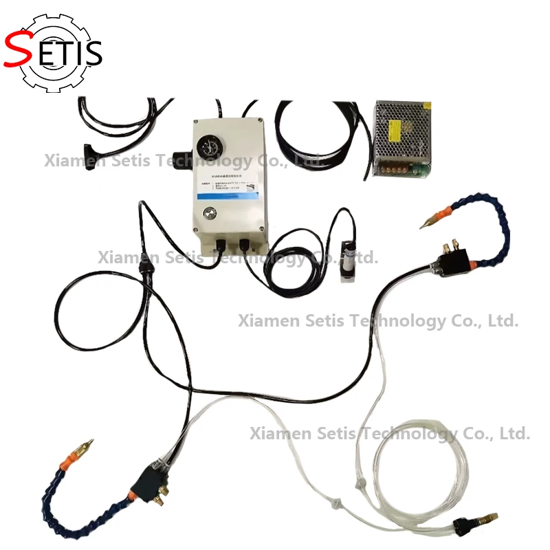 Edge banding machine cleaning device, separation atomizer, atomizing copper nozzle, wood board edge banding pre-cleaning device