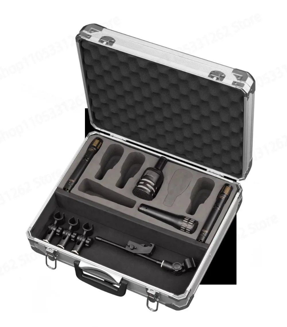 DP4 5 7 8 piece drum microphone set recording microphone kit pack set module box