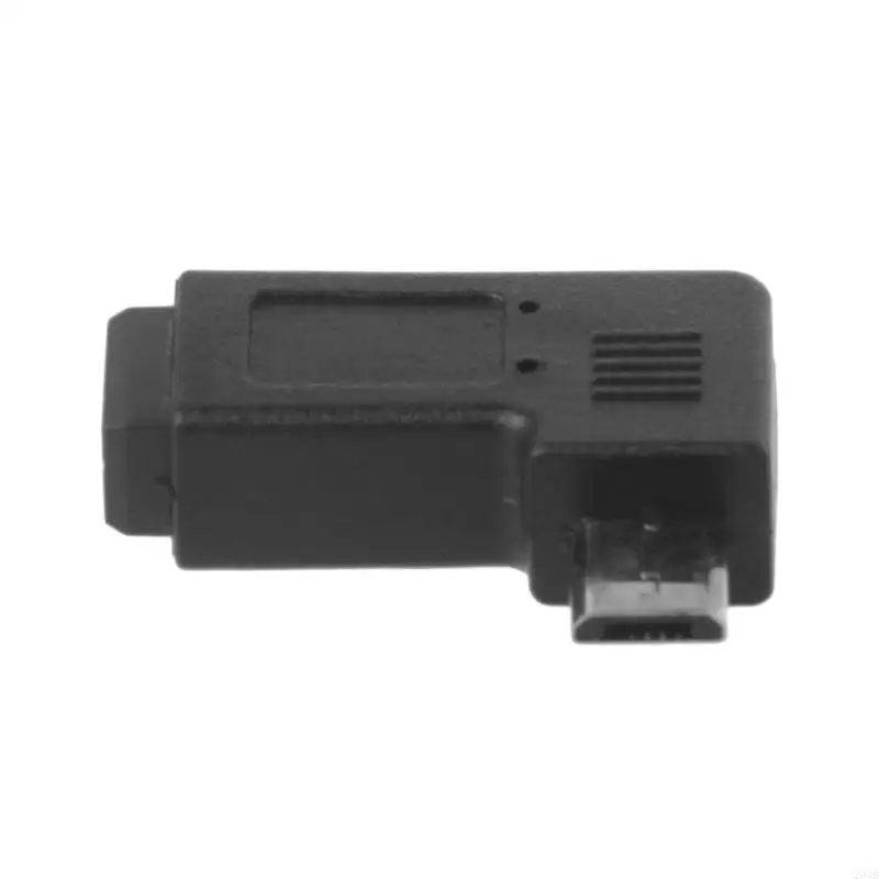 203b من الزاوية اليسرى واليمين USB 5pin أنثى إلى محول مزامنة بيانات Micro USB الذكور
