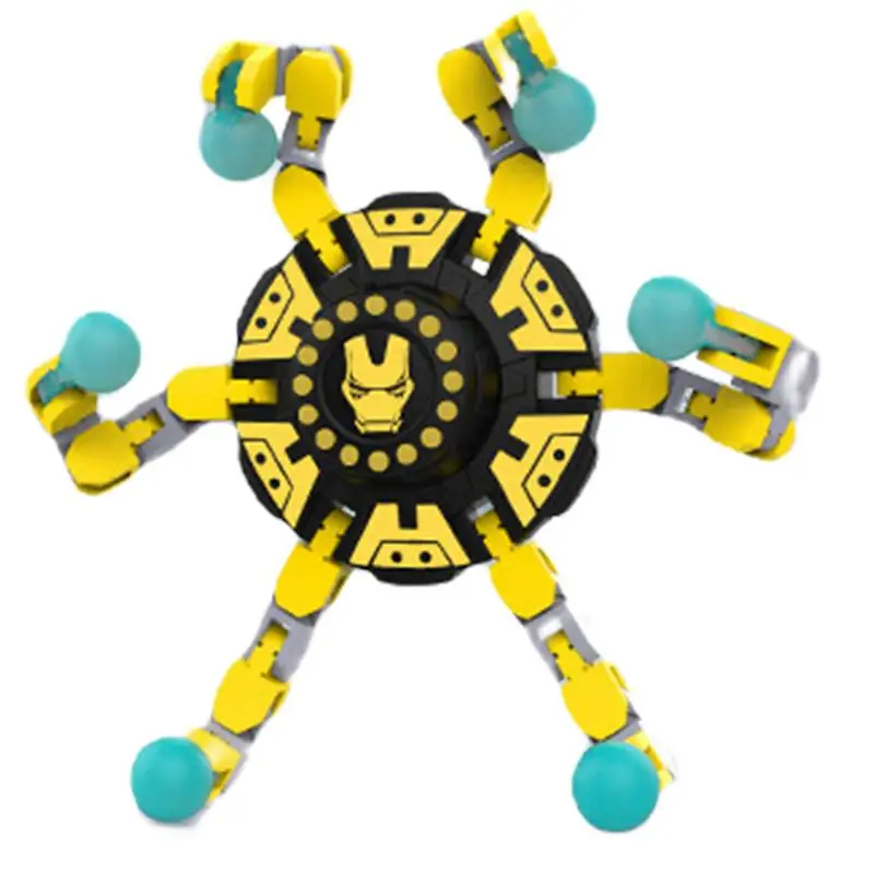 

Fingertip Spin Top Toy Sensory Toy Hand Spinner Deformation Mechanical Spinners Fingertip Toy For KIds Boys Girls