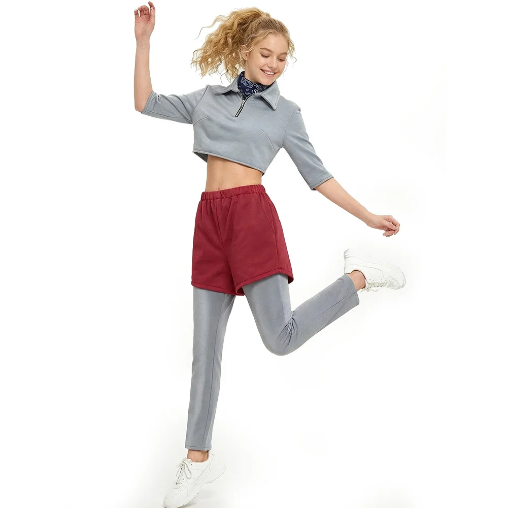 

Eleven 11 TV Series ST Season 5 Halloween Cosplay Costume Adult Stranger Fashion Party Roleplay Top Pants Scarf Set Takerlama