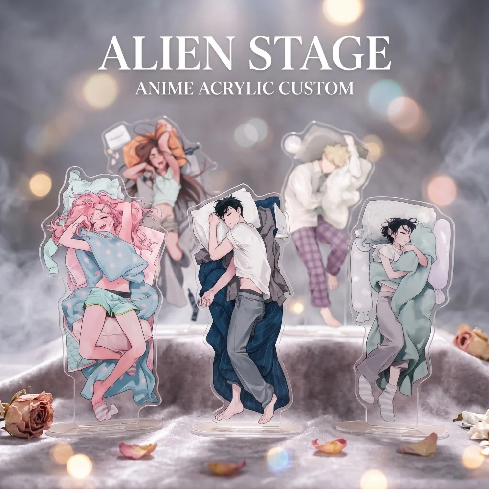 Alien Stage 2026 New Acrylic Stand Keychain Mizi Sua Till Ivan Hyuna Luka desktop Decor Character Figure Collection