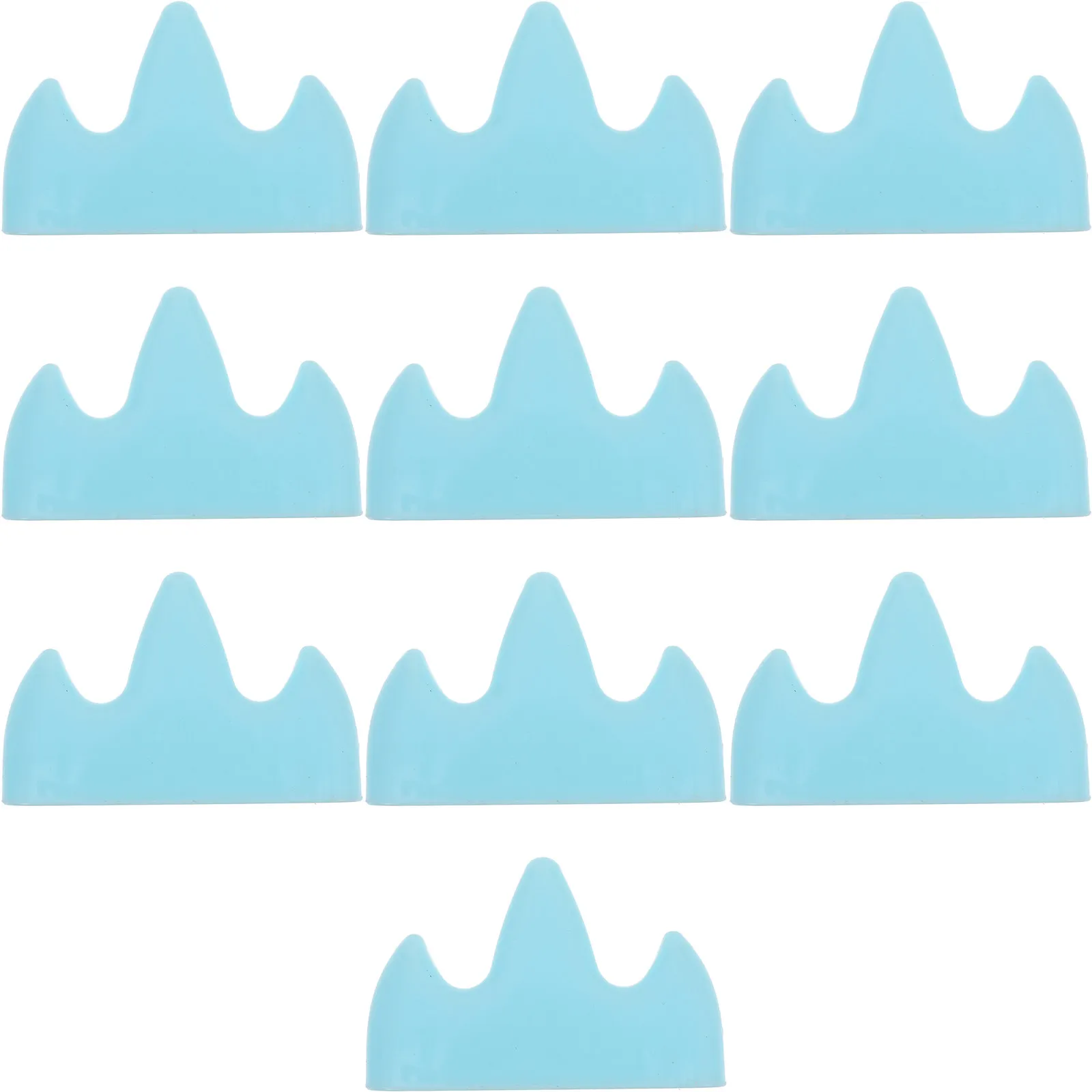 

10Pcs Mountain Pen Calligraphy Holder Plastic Brush Stand for Writing Brush Holder Calligraphy Desktop Paintbrush Rests