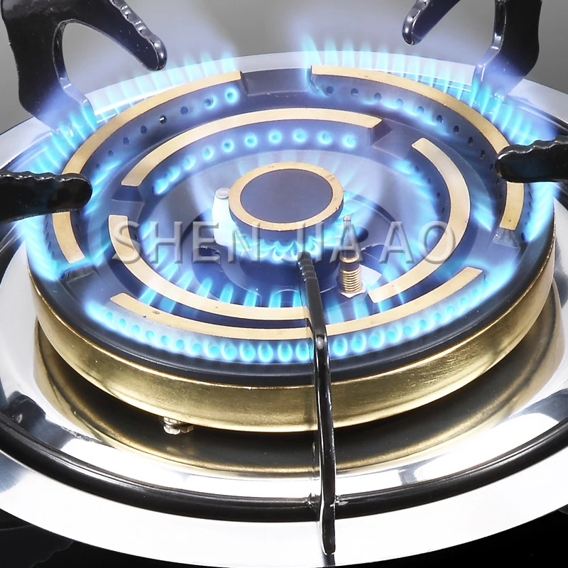 家庭用ガスストーブガス cooktops ナチュラル/液化ガスエネルギー-救命消防ストーブ熱電対の保護強化ガラスパネル