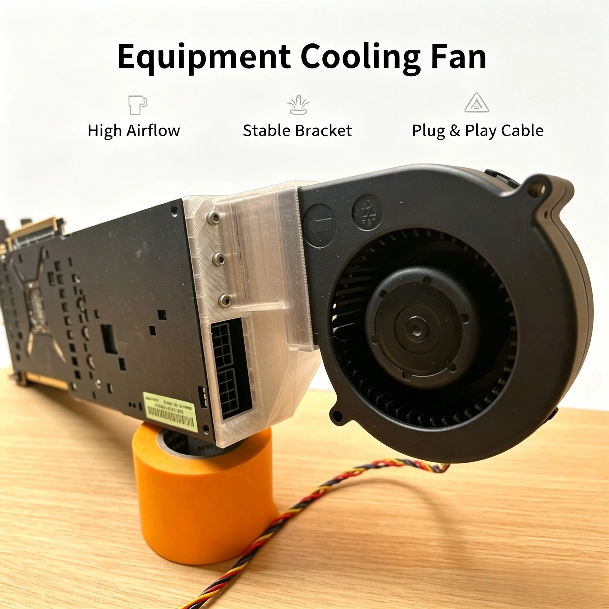 V620 MI25 MI50 MI100 GPU Accelerator Card Turbo Cooling Blower Fan Replacement Repair Accessory
