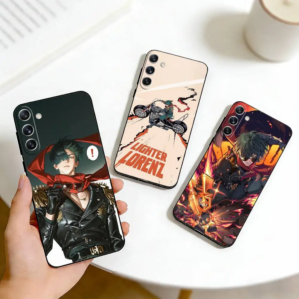 ZZZ L-Lighter Phone Case For Samsung Galaxy A73,A72,A71,A70,A53,A52,A51,Others Soft Black Cover