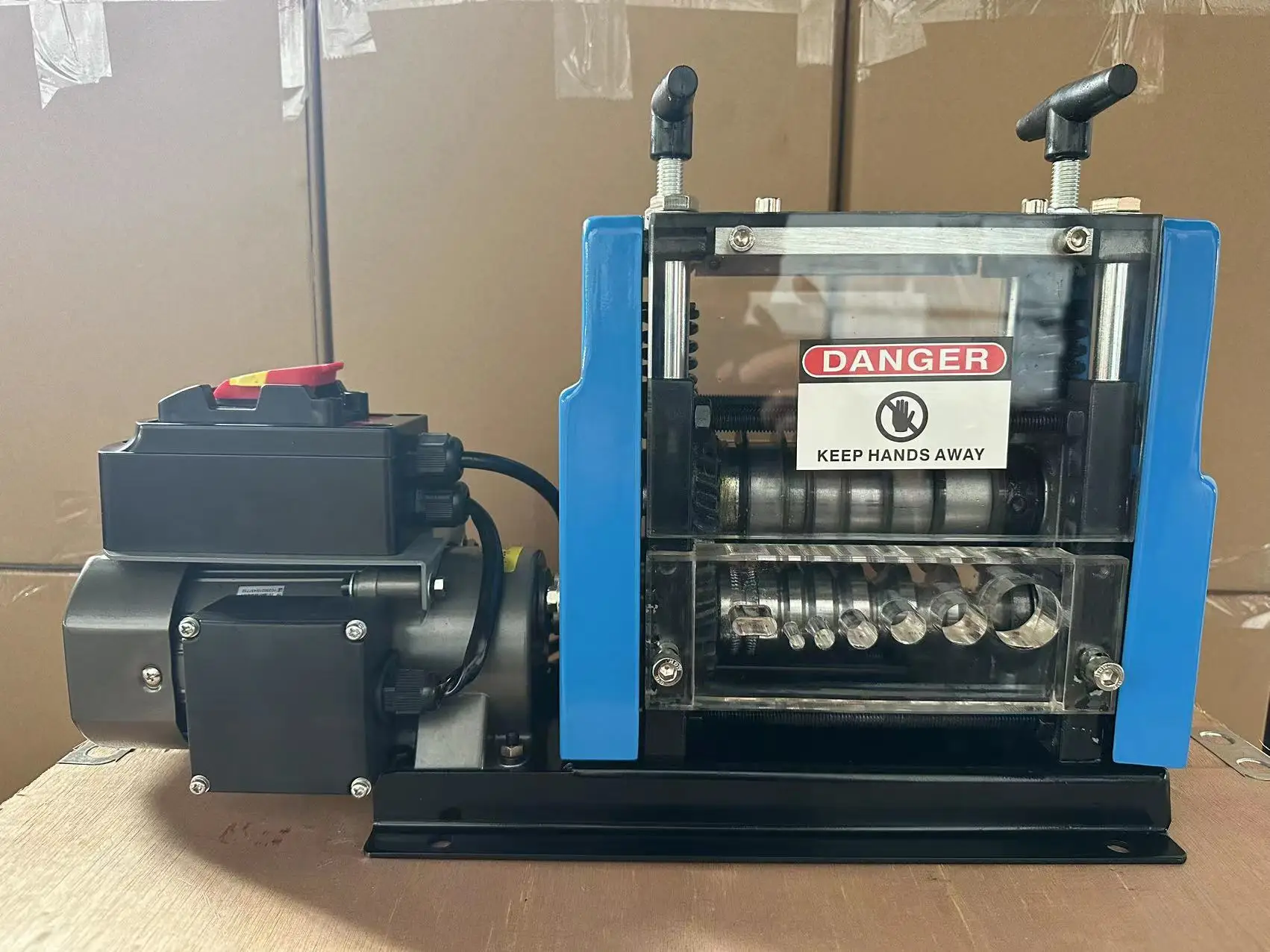 Imagem -03 - Descascador de Cobre Bonde do Descascador de Cabo 60w da Máquina de Descascamento 125 mm do Fio para a Recuperação de Alumínio de Cobre 220v 110v do Fio