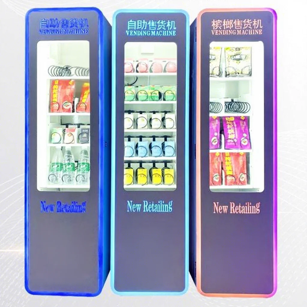 Snack and Drinks Vending Machine, Small Automatic Vending Machine , Compact Snack Dispenser