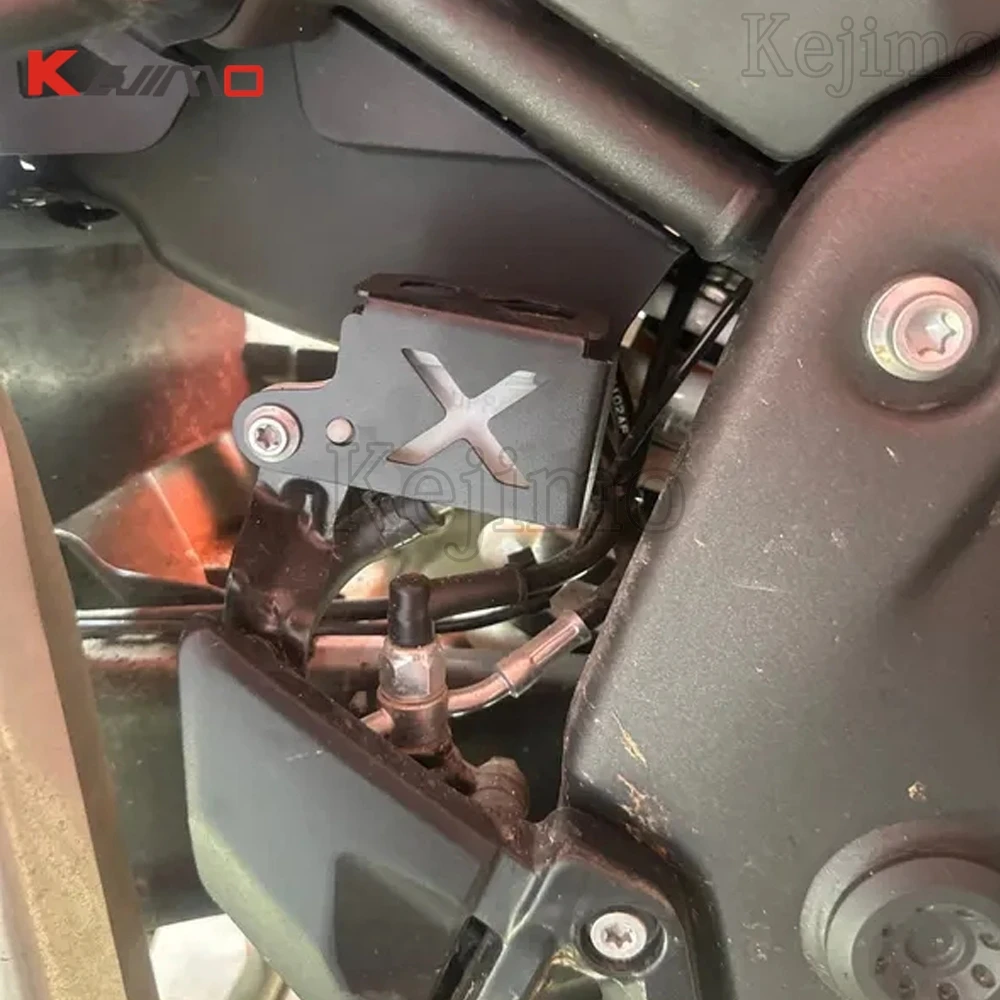 

For VOGE Valico DS525X 525 DSX 525 525DSX DSX525 Motorcycle Rear Brake Fluid Reservoir Protector Guard Cover Cap Parts 2023 2024