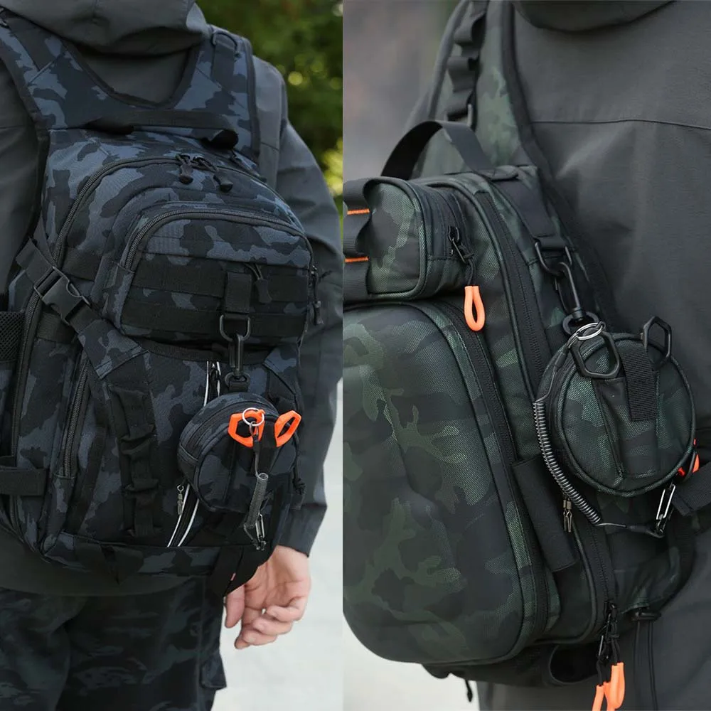 Luya Front Wire Storage Bag, Carbon Wire Bag, Wire Reel, Main Wire and Sub-Wire, Multi-Functional Portable Scissor Sleeve