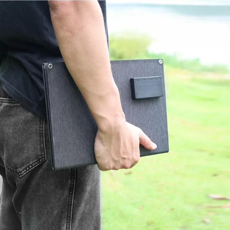 

40W solar outdoor portable folding bag waterproof high efficiency rechargeable photovoltaic panel multi-function
