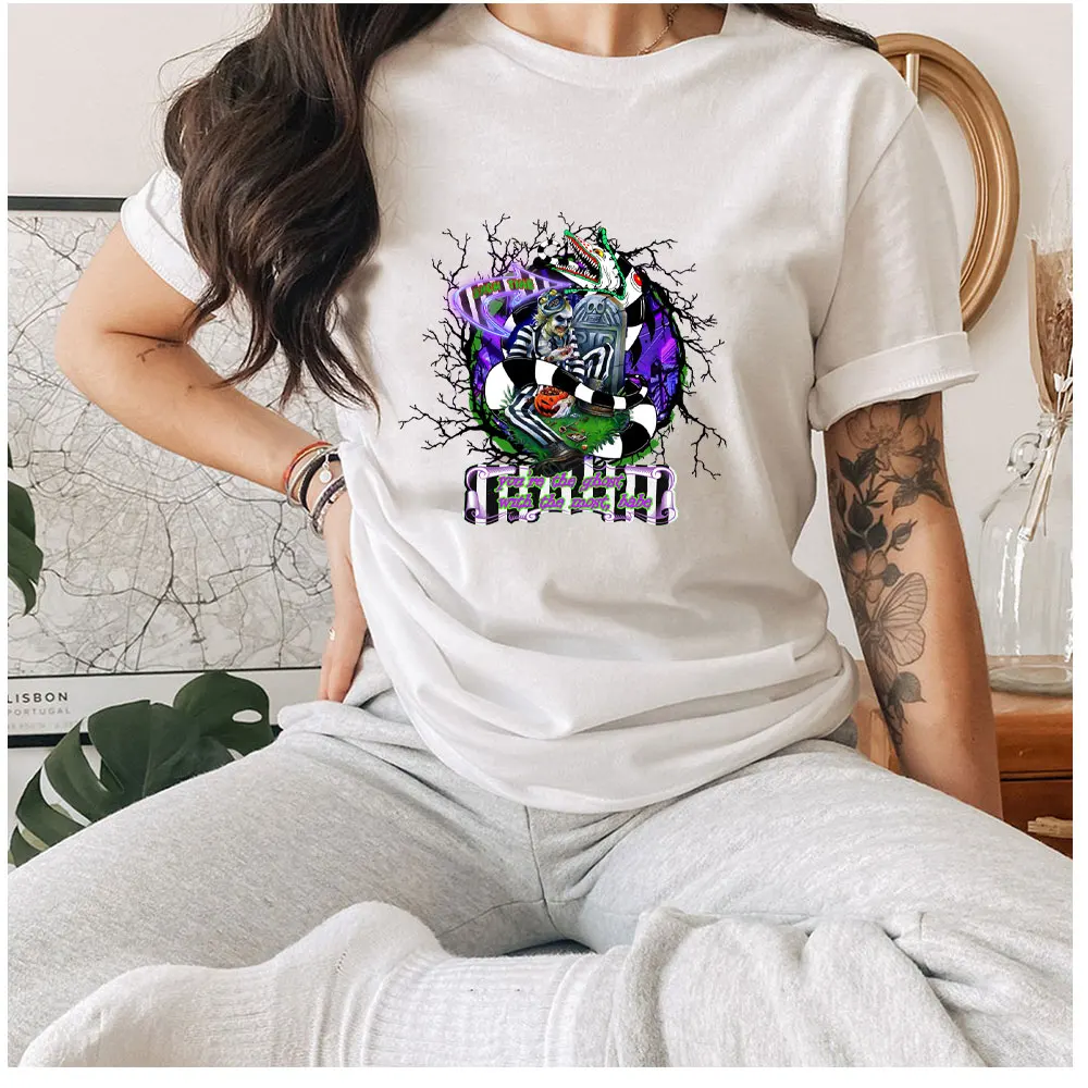 Halloweenowe naprasowanki Cartoon naprasowanki na ubrania naszywki do przenoszenia ciepła DIY zmywalne t-shirty termo naklejka aplikacja