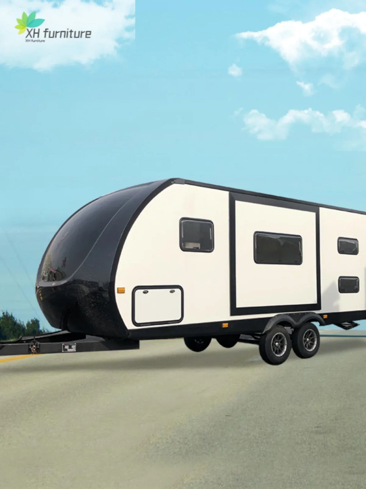 Outdoor self-driving tour camp trailer, outdoor customizable mobile camper