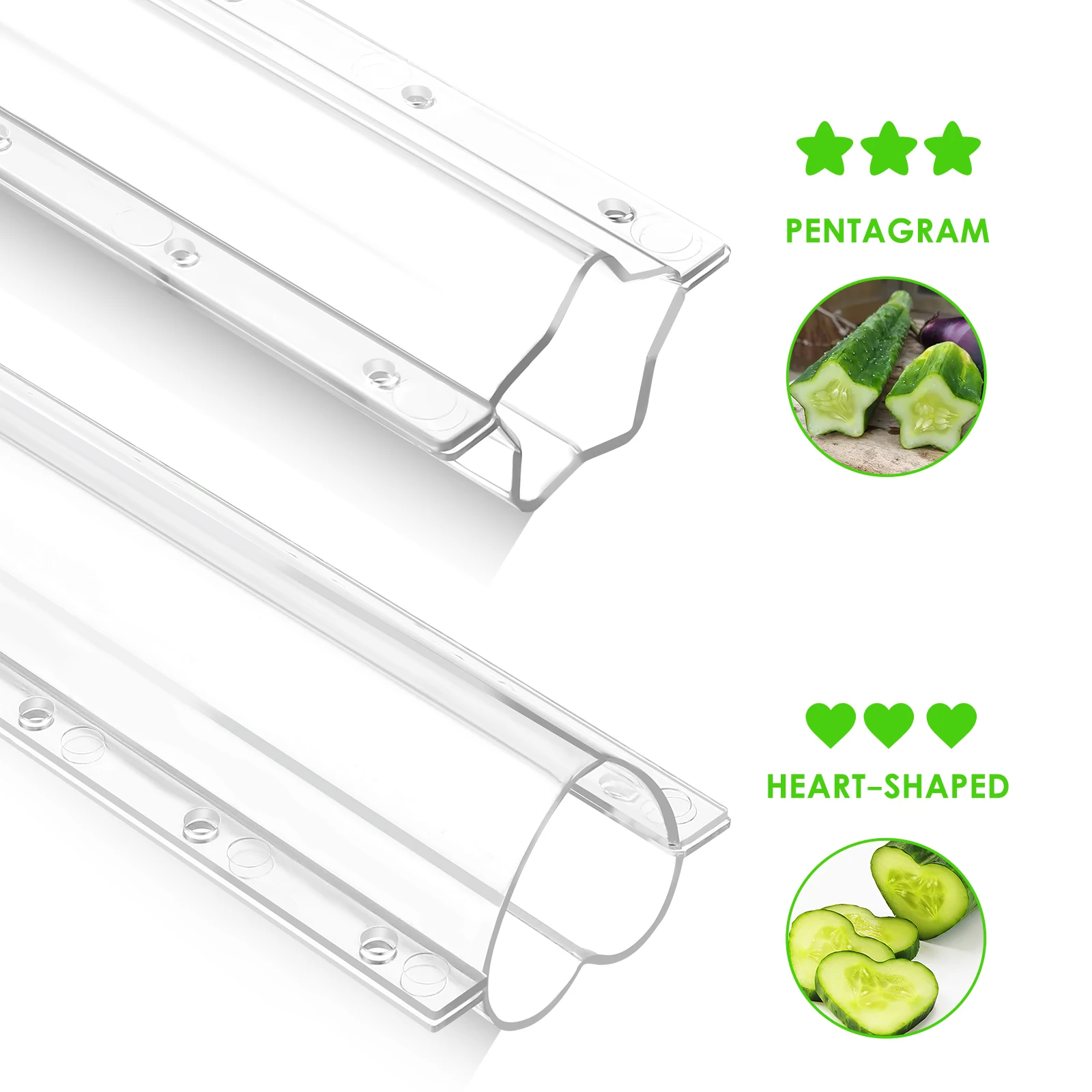 Moule à légumes, outils de mise en forme des fruits, pour la croissance des concombre, fournitures de plantation, accessoires de culture de jardin, 4 pièces