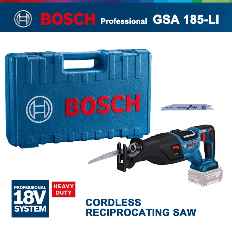 bosch alternativo saw gsa 185 li recarregavel serra serras portateis movidos a bateria para cortar metal madeira sem fio poder de corte 01