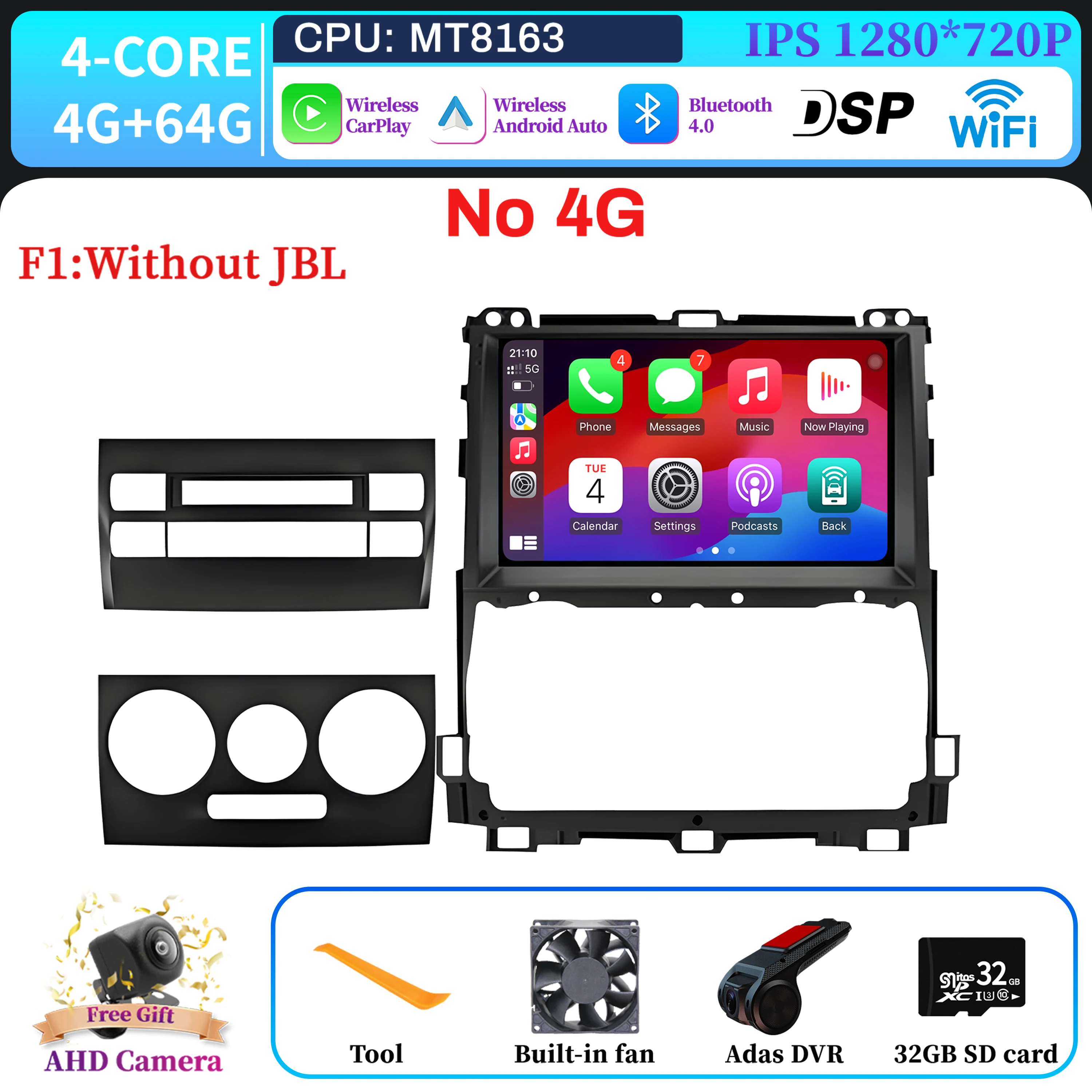 Variant: 4G 64G CAM DVR(F1)