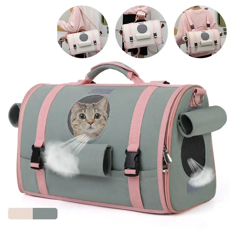 

Outdoor Pet Handbag Cat Carrier Bag Cat Backpack Breathable Pet Travel Cats Shoulder Bag for Small Dogs Cats Carry Supplies