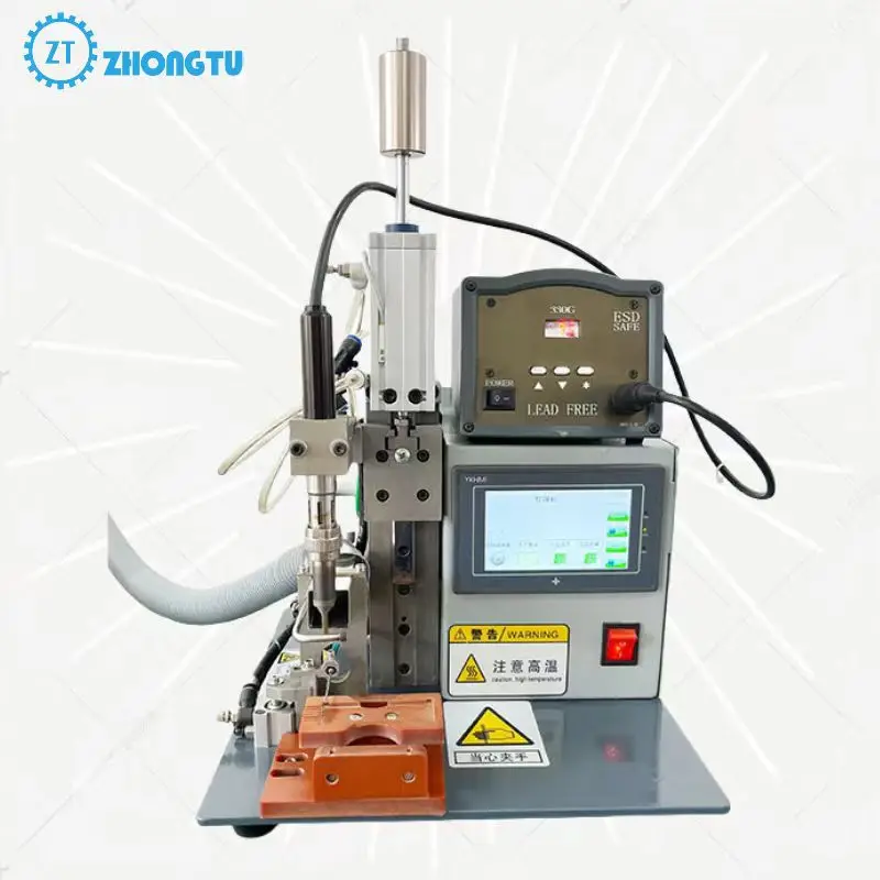 New 680W Semi Automatic PCB Soldering USB/Type-C/Micro/Lightning Cable Cellphone Charger Machine