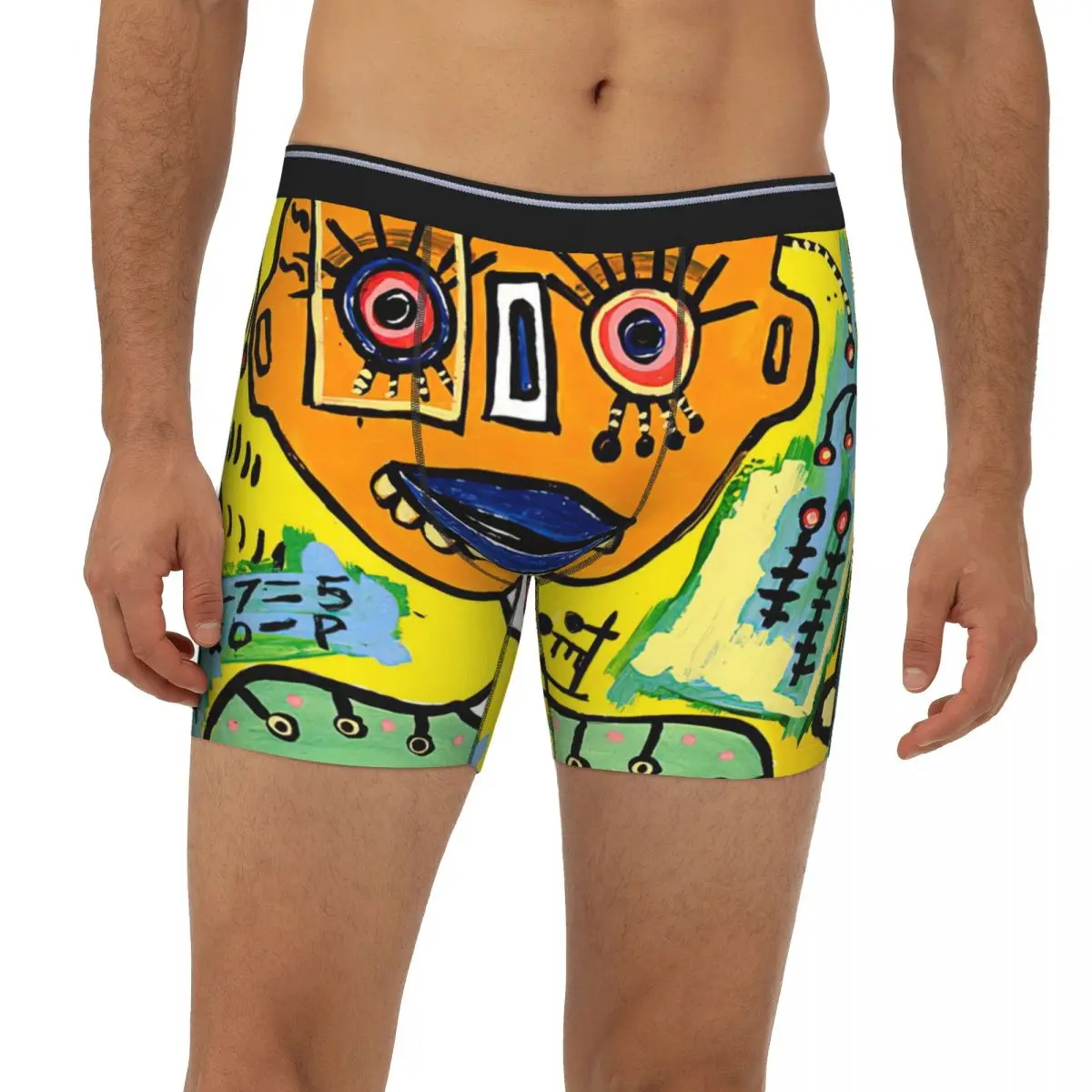 

Art Graffiti Underpants Breathbale Panties Male Underwear Boxer Briefs extended underwear