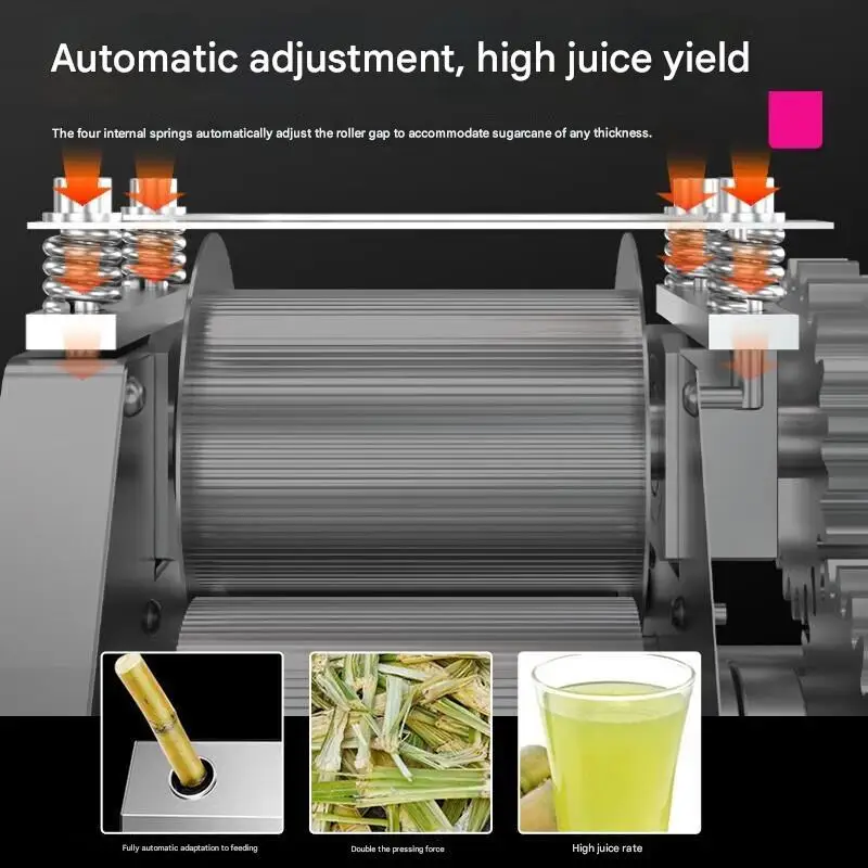 Commercial Sugarcane Juice Machine Professional Factory Made Sugar Cane Juicer for Food Shops