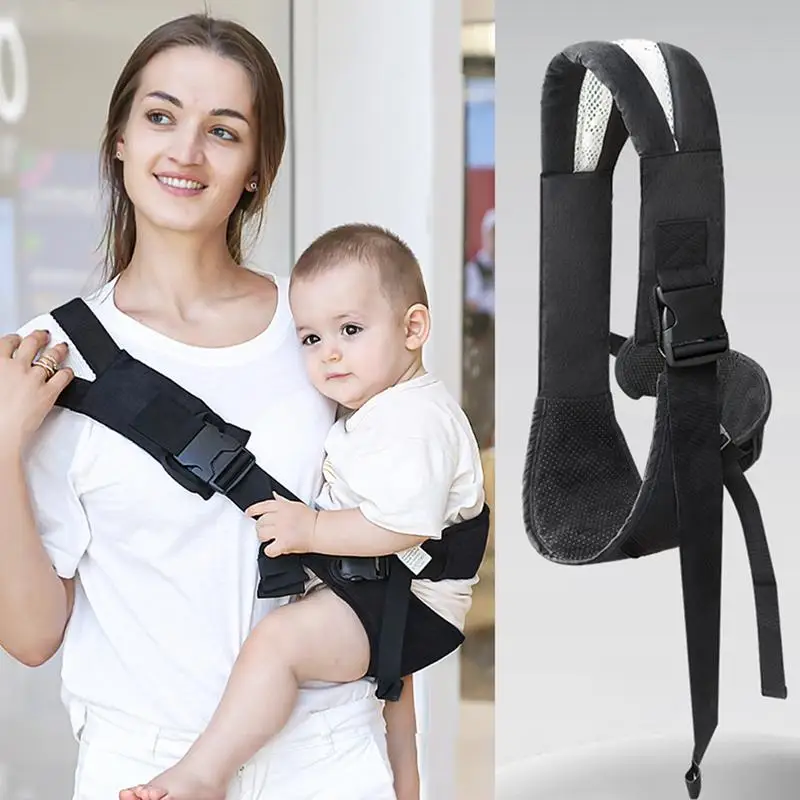 Adjustable Child Sling Carrier Adjustable Baby Sling Carrier Cotton Material Baby Carrying Tool For Camping Car Travel Picnic