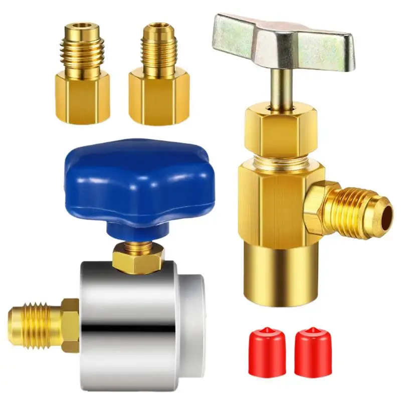 

Крышка хладагента, безопасный соединитель клапана, инструмент, безопасные насадки для хладагента с открытым клапаном, ручной инструмент для обслуживания бытовой техники