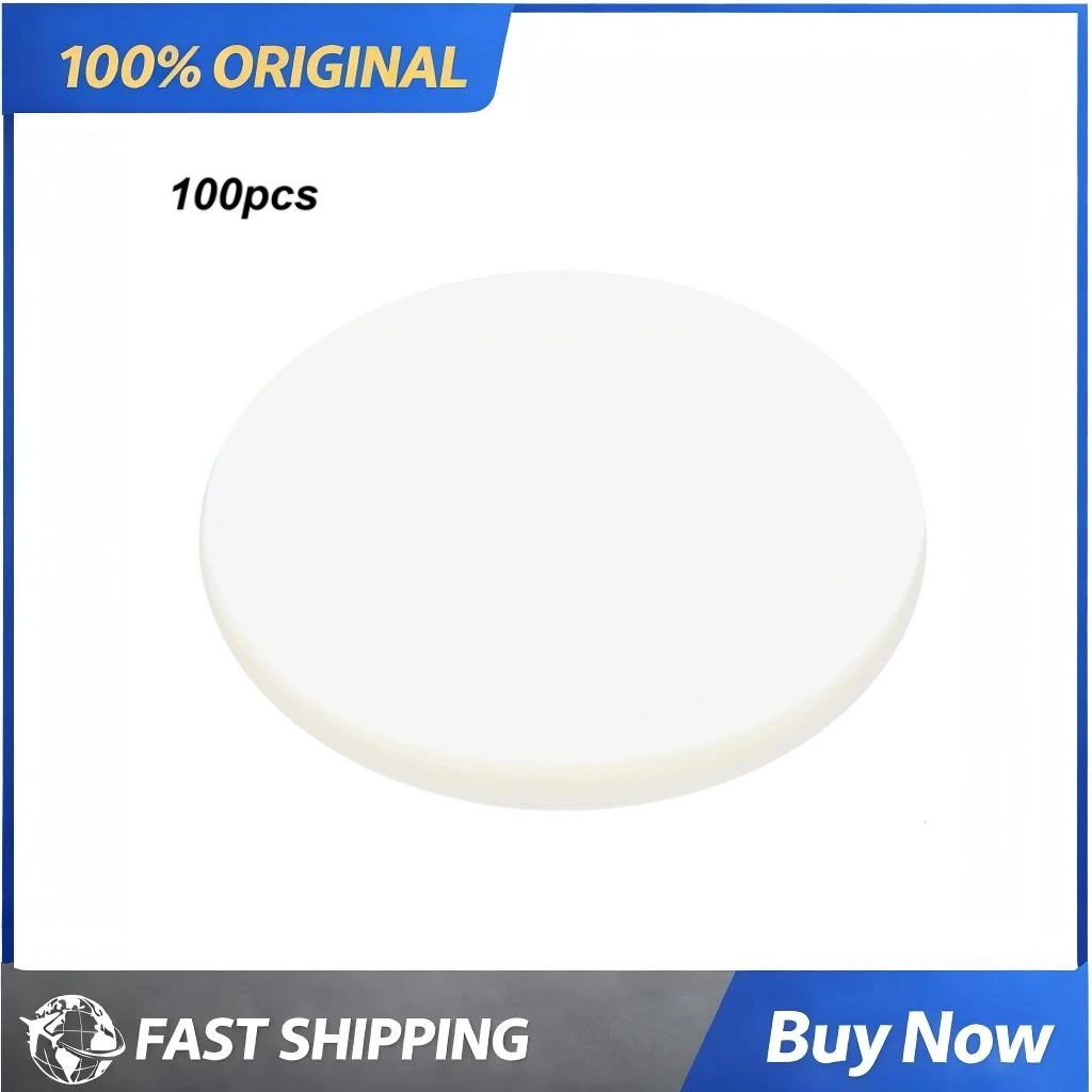 100PCS Badge Protective Film PVC Transparent Badge Film Badge Pattern Protective Circle Film Widely Used Transparent Film Covers