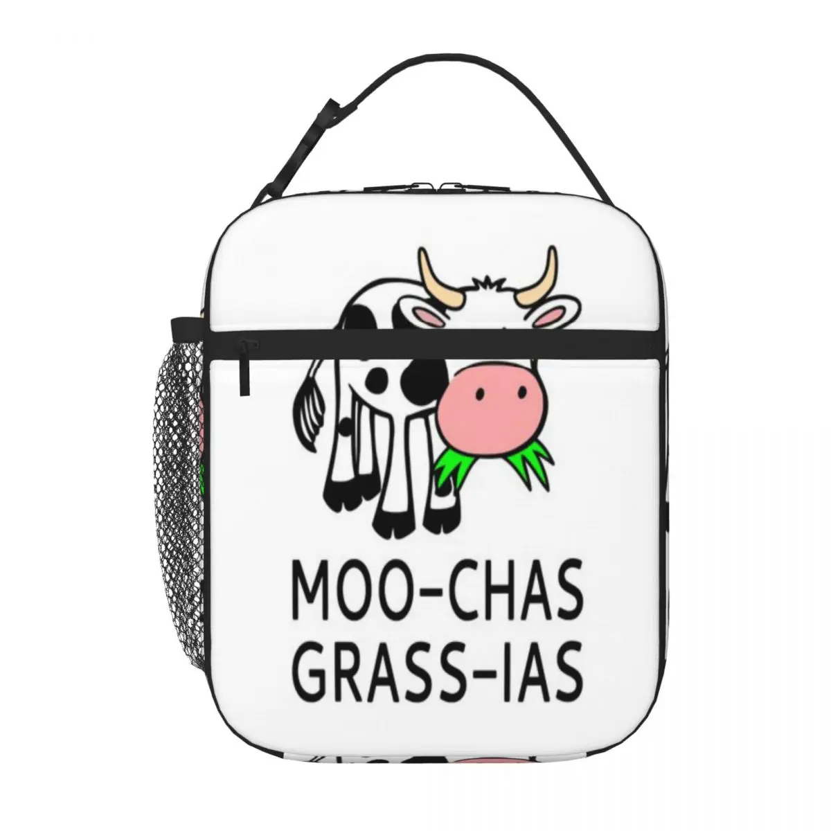 Bestselling Moo-chas Grass-ias (Muchas Gracias) Luxury Lunch Box Bag Day Excursion Work Lunch Bag