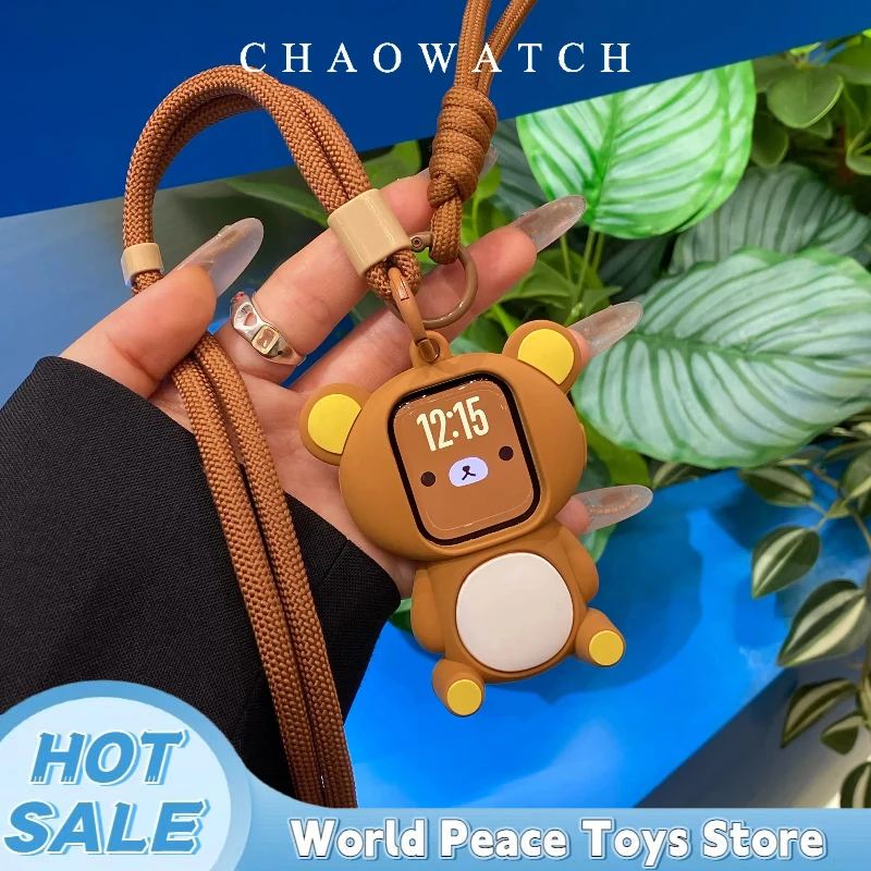 

Kawaii Rilakkuma Bear Strap Protector Case Soft Silicone Case For Apple Watch Series 11 10 9 8 7 6 Se Cute Protective Cover Gift