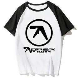 Aphex Twin t-shirts women summer t-shirts girl y2k clothing