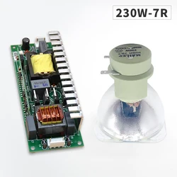 Mailupu-bombilla de haz de luz de alto brillo, fuente de alimentación de balasto de 230W, luz de escenario de platino R7MSD, 7R230W