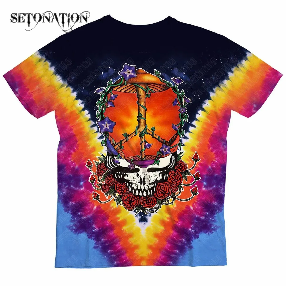 customize Gratefuling Dead men women New fashion cool 3D printed t-shirts Harajuku style tshirt streetwear summer tops