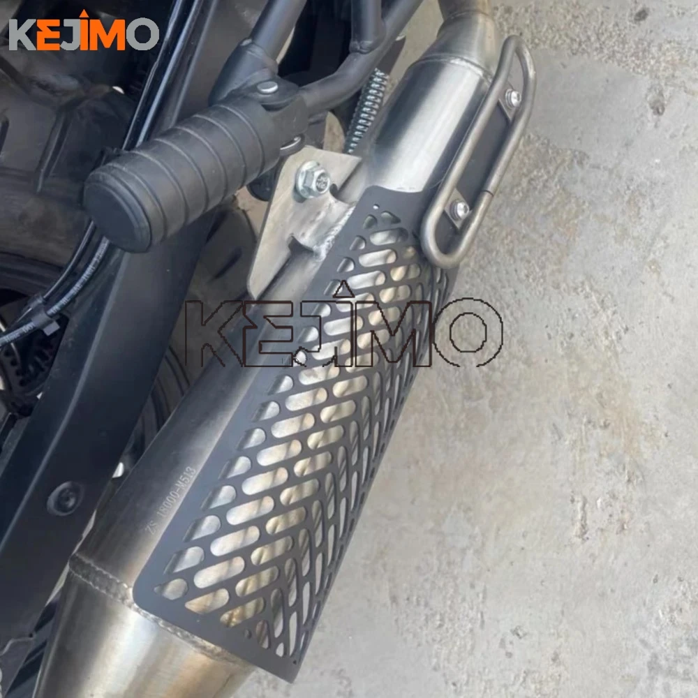 

FOR ZONGSHEN CYCLONE RA2 RE3 ZS400 zs400 2024 2025 Exhaust Pipe Protector Heat Shield Guard Anti-scalding Cover 2026 Motorcycle