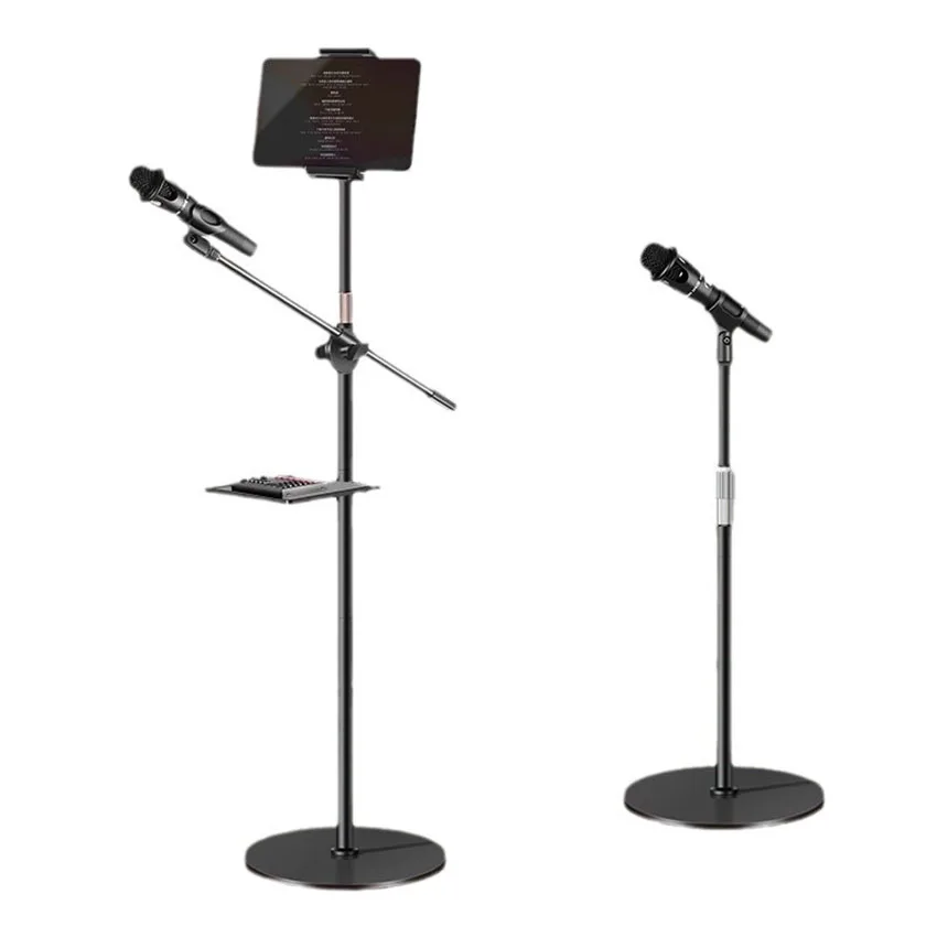 

180cm Mic Cantilever Bracket Adjustable Phone & Tablet Floor Stand for 12.9'' IPad Pro Universal Microphone