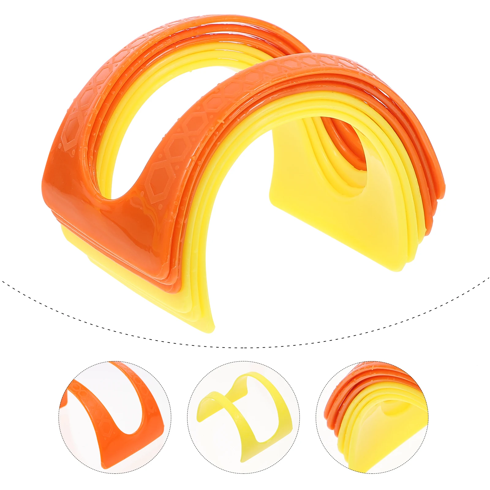 

24 Pcs Taco Holder Lightweight Sturdy Reusable Safe Food Rack Perfect For Filling Standing Tacos No Spilled Fillings Mixed Color