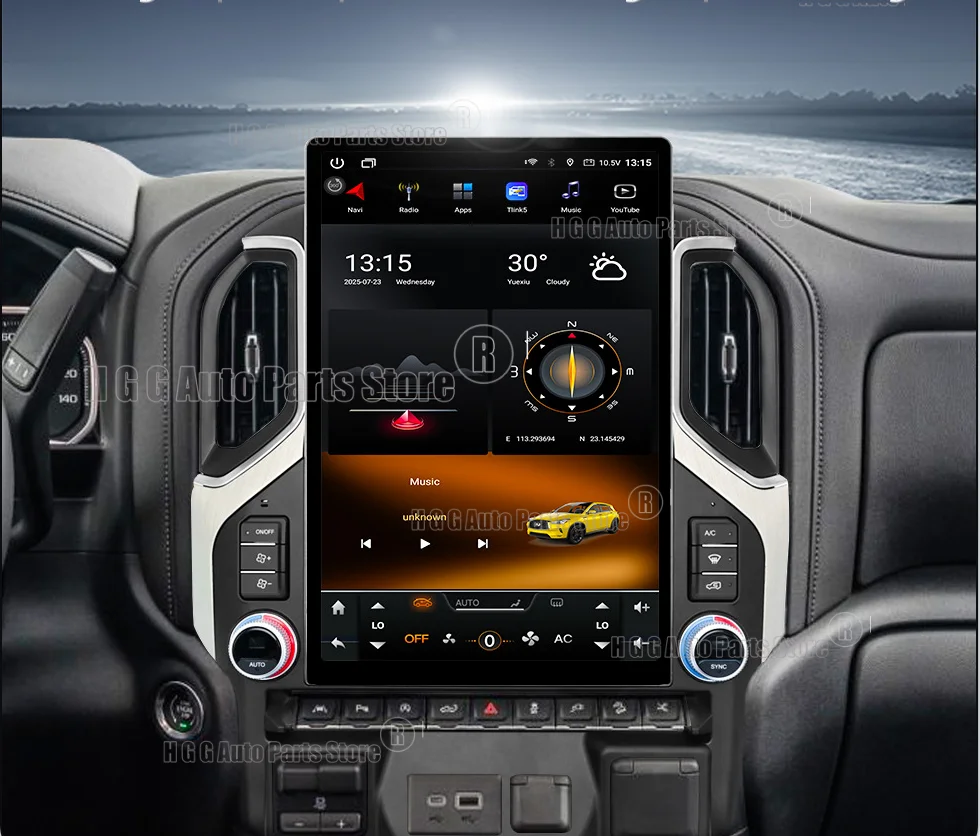 15.6 Android Carplay For GMC Sierra Chevrolet Silverado 2019 2020 2021 2022 2023 Car GPS Navigation Radio Multimedia Head Unit
