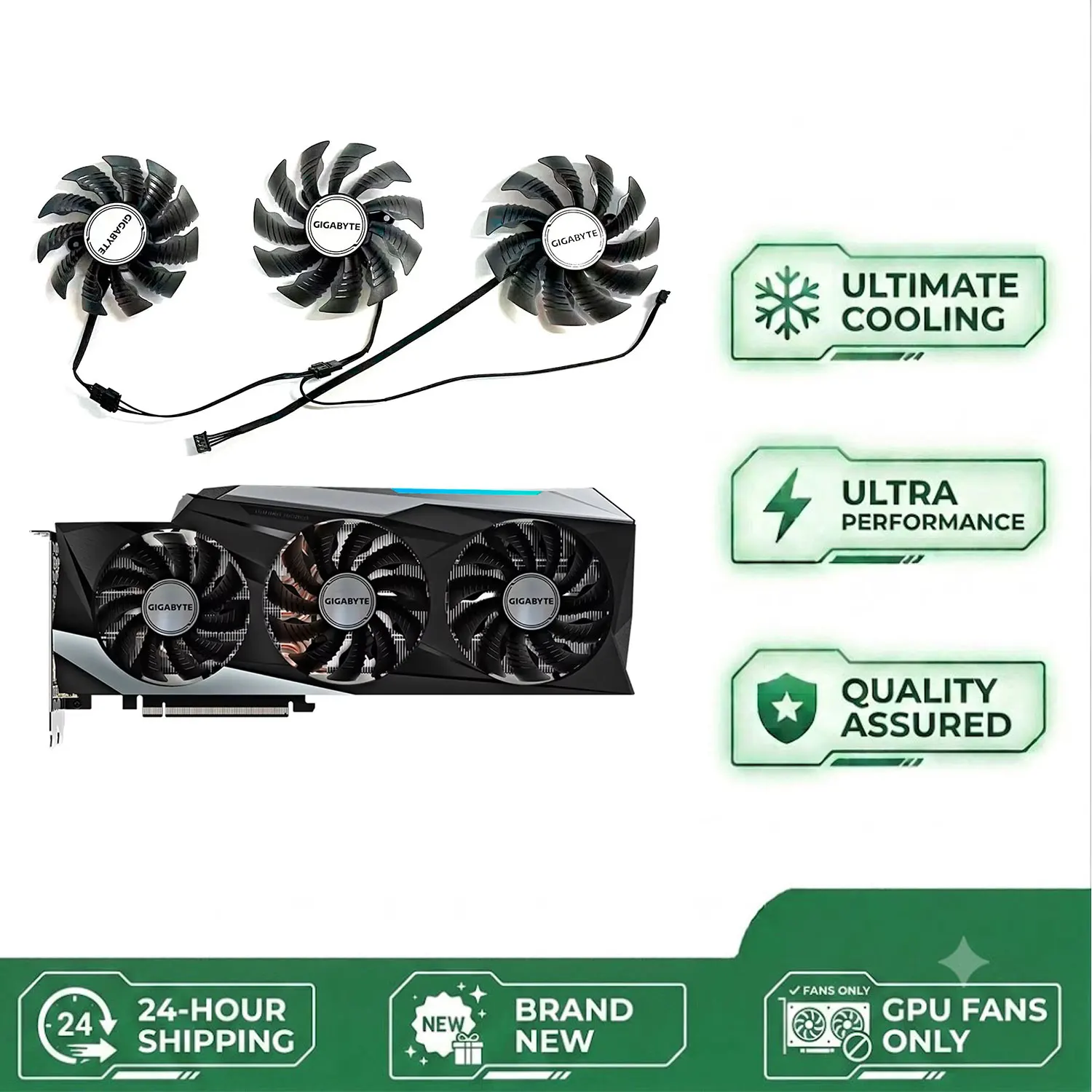 82MM 87MM PLA09215S12H T129215SU Video Card Fan For Gigabyte GeForce RTX3070TI 3080 3080TI 3090 GAMING OC GPU Cooler Fan