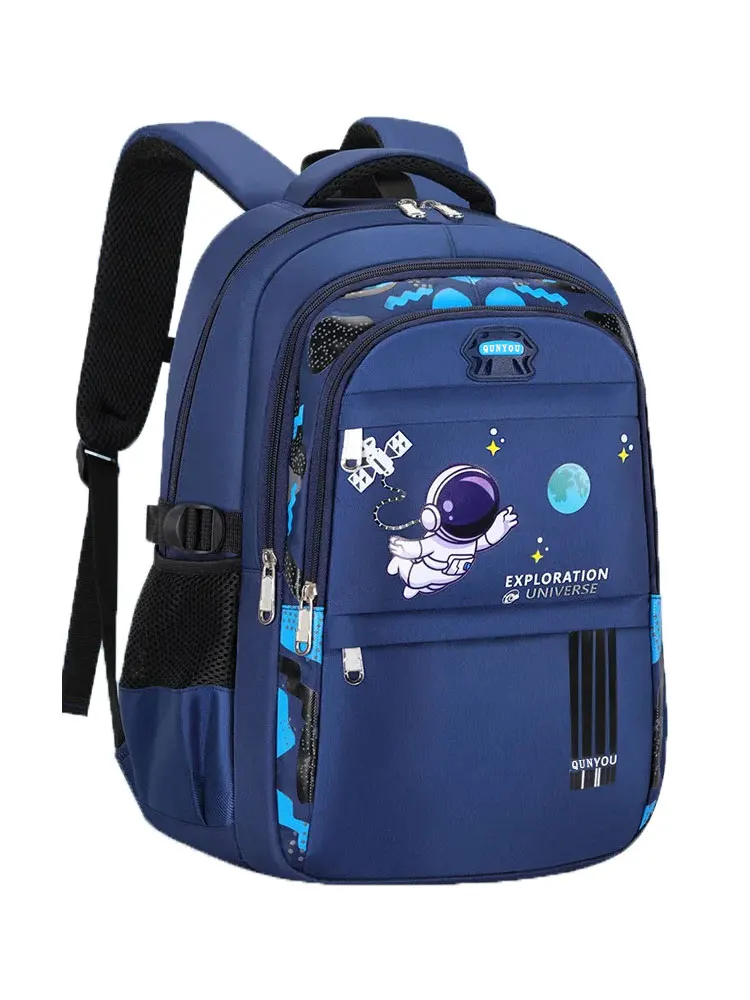 Kinderrucksack Kinder Schultaschen für Jungen Astronaut Schulrucksack Wasserdicht Primäre Büchertasche Mochila Infantil
