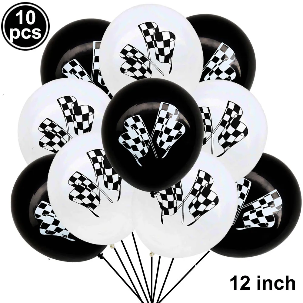 LKW-Geburtstagsparty-Zubehör, alles Gute zum Geburtstag, Banner, Monster-LKW-Banner, Wimpelkette, Flaggen, hängende Wirbel, Luftballons, Cupcake-Topper – Detail 5