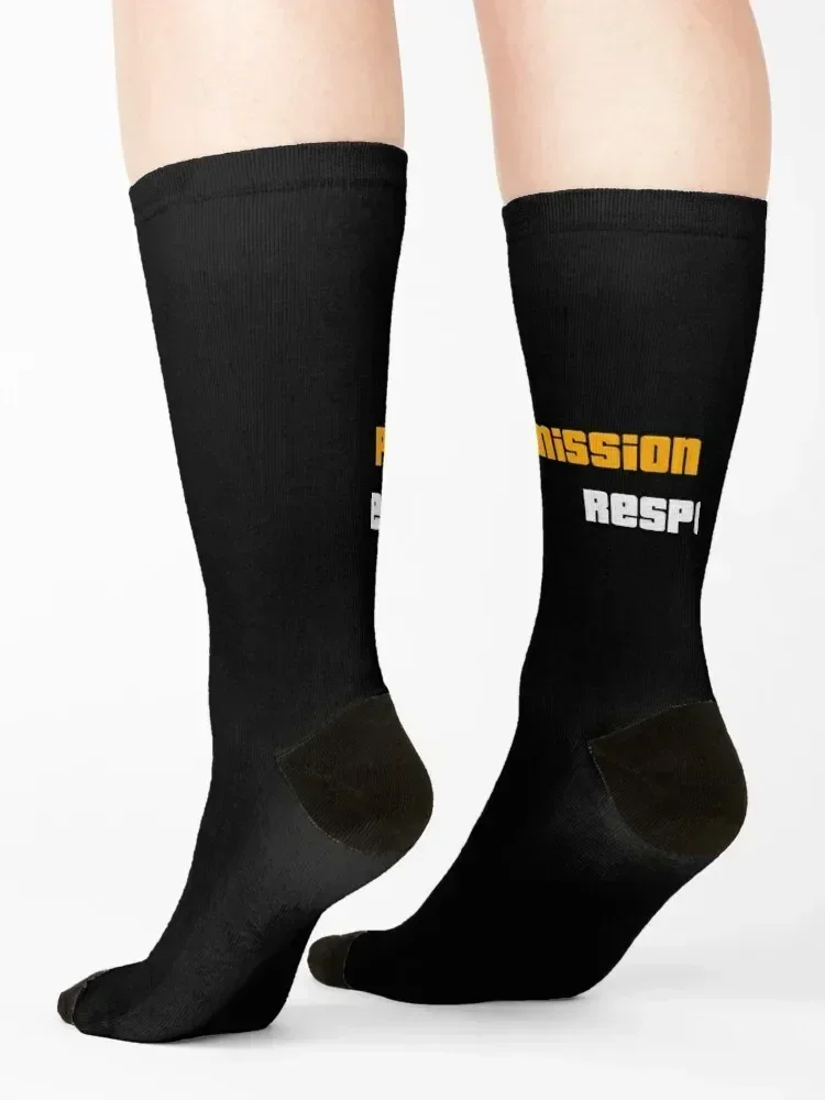 Mission Passed Respect GTA Gaming Sticker Socks hiphop winter thermal FASHION Crossfit Men's Socks Luxury Women's