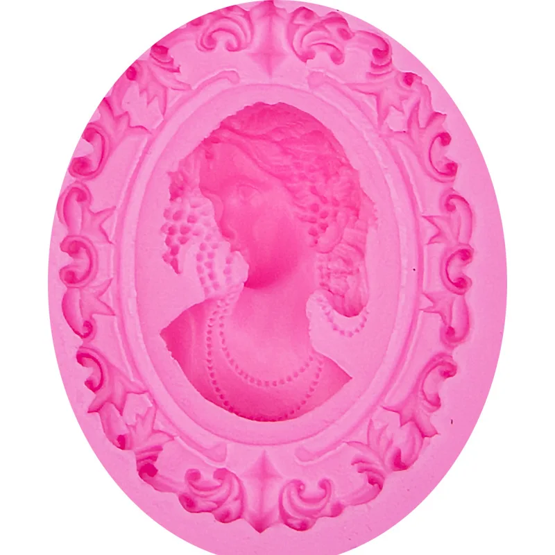 New Arrival Head Portrait  Silicone Cake Mold Fondant Cake Decorating Tools Cooking Tools Forma De Silicone D344