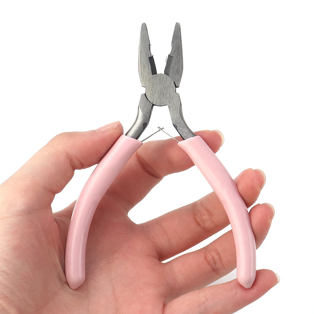 1pc Jewelry Making Pliers Jewelry Making Handmade Beading Wire Cutting Clamping Tools Nail Art Diamond Removal Pliers