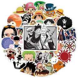 10/30/50pcs Anime ONE PIECE Stickers Suitcase Laptop Skateboard Motorcycle Luggage Phone Cartoon Anime Stickers Toy Kids Decal