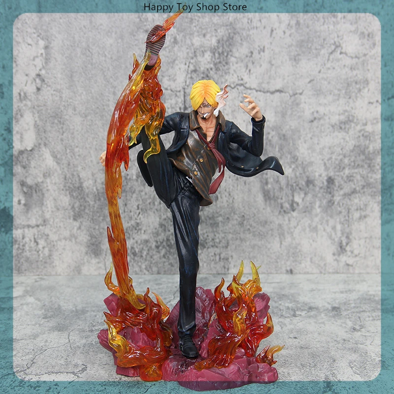 

35cm One Piece Sanji Diable Jambe The Straw Hat Pirates Anime Figure Model Gk Statue Collection Desktop Decoration Ornament Toys