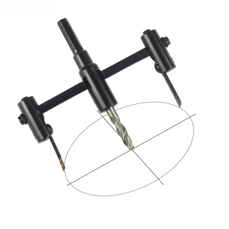 120/200/300mm Adjustable Circle Hole Cutter Wood Drywall Drill Bit Saw Round Cutting Blade Aircraft Type DIY Tool
