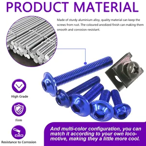 Pflegeschrauben Kit für Yamaha, Clip, Yamaha XJ6 XJ6N XJ 6N FZ6R FZR1000 FZR750R FZR600 FZR 600 750R 1000, 195 PCS 10 Hauptverkäufe volle Versorgung von XJ6 - №6