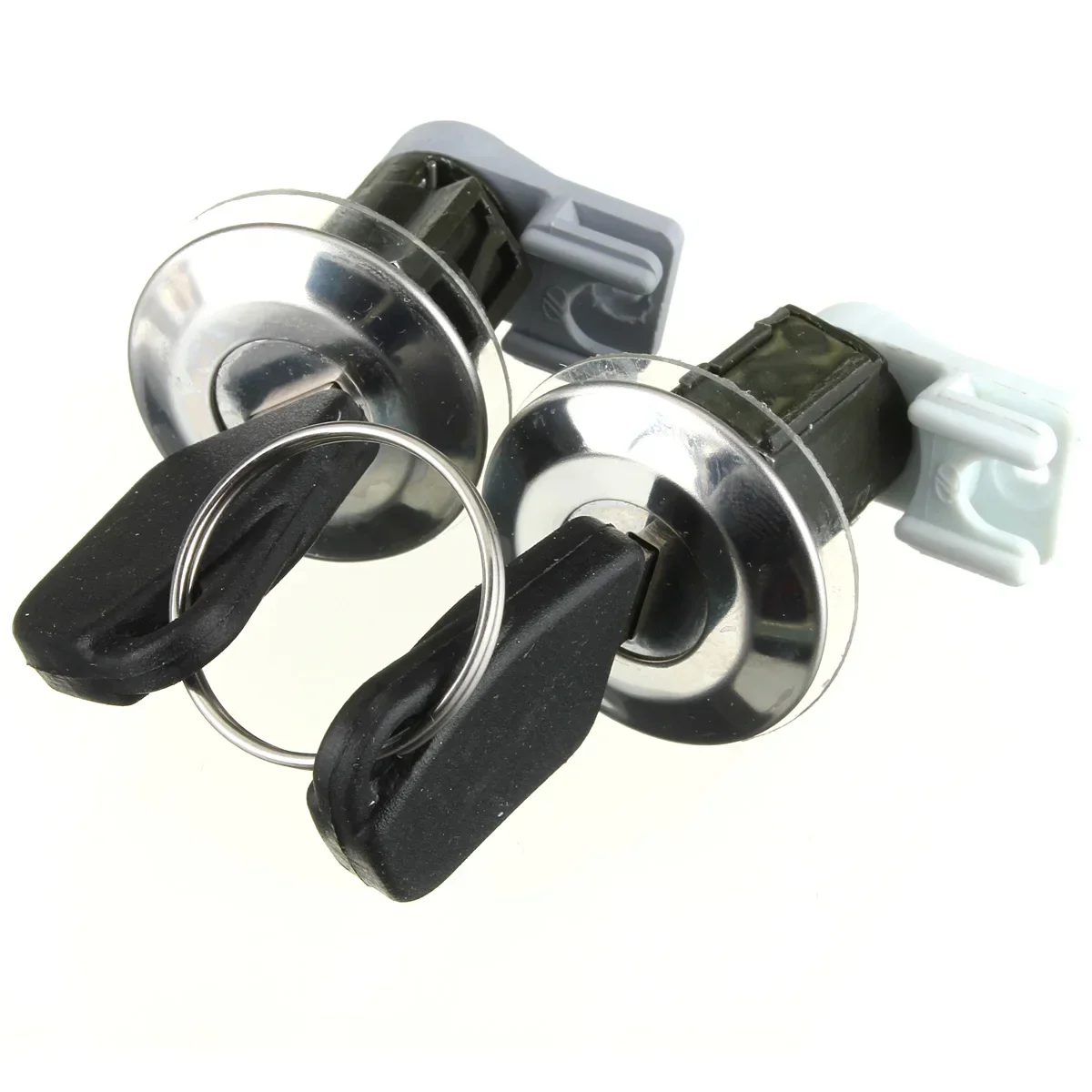Juego de barriles de cerradura de puerta delantera con llaves, 2 uds., para Peugeot 106 MK2 1997-2004 205 405