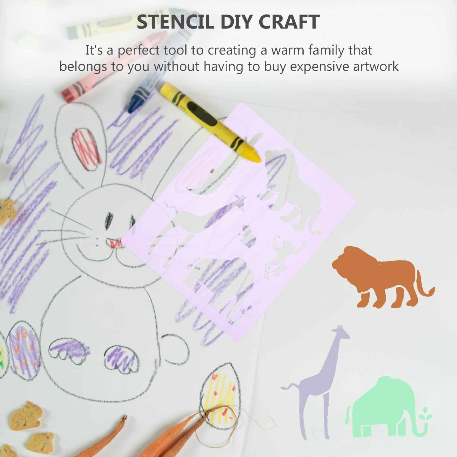 

14Pcs Drawing Stencil Templates Reusable Painting Craft Scrapbook DIY Kids Painting Stencils Home Decoration Stencil